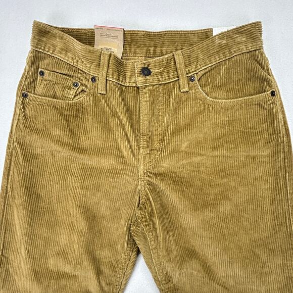 Levis Pants Womens 30x29 Brown Corduroy Stretch Preppy Casual NWT IRREGULAR 5222 - Picture 9 of 13